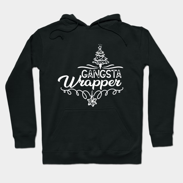 Gangsta Wrapper - Christmas Funny Hoodie by KAVA-X